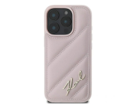 Karl Lagerfeld Quilted Signature do iPhone 16 Pro różowy - 1278280 - zdjęcie 2